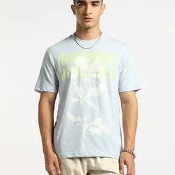 Men Graphic Print Crew-Neck T-Shirt-image-50