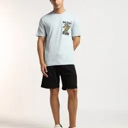 altheory by azorte Men Graphic Print Relaxed Fit Crew-Neck T-Shirt-picture-34
