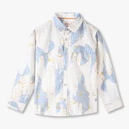 lee cooper Boys Printed Slim Fit Shirt with Patch Pocket-picture-15
