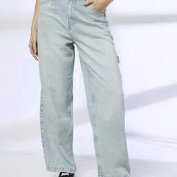 rio Women Mid-Wash Baggy Jeans-picture-20