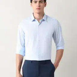 arrow Men Checked Slim Fit Shirt with Patch Pocket-picture-34