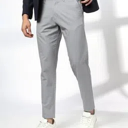 netplay Men Mid-RiseTapered Fit Flat-Front Chinos-picture-13