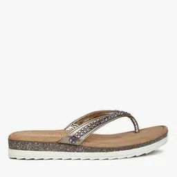 catwalk Women Studded Thong-Strap Flip-Flops-picture-20