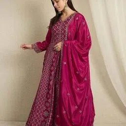 svaraa Women Embroidered Gown Dress-picture-45