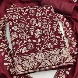 svaraa Women Embroidered Unstitched Dress Material-picture-16