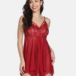 zivame Women Lace Babydolls-picture-41
