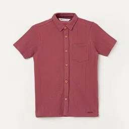 fame forever by lifestyle Boys Regular Fit Shirt with Patch Pocket-picture-16