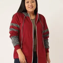 therebelinme Women Relaxed Fit Color-block Jacket-picture-13