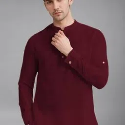 Men Slim Fit Short Kurta-image-78