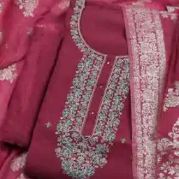 mbz.in by meena bazaar Women Embellished Unstitched Dress Material-picture-26