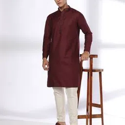 netplay Men Patterned Slim Fit Kurta with Insert Pocket-picture-50