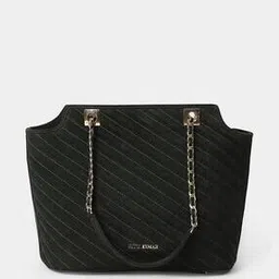 ritu kumar Quilted Tote Bag with Chain Strap-picture-38