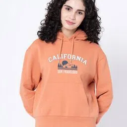 mode by red tape Women Graphic Print Regular Fit Hoodie-picture-49