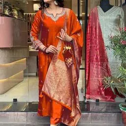 nyrika Women Embroidered Straight Kurta Set-picture-32