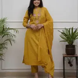 svaraa Women Embroidery Straight Kurta Set-picture-50