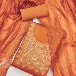 Women Zari Woven 3-Piece Unstitched Dress Material-image-64