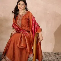 nyrika Women Embroidered Gown Dress-picture-30