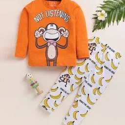 pixie n prince Boy Graphic Nightsuit Set-picture-39