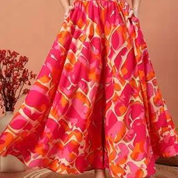 Women Printed Flared Palazzo-image-9