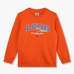lee cooper Boys Typographic Print Regular Fit Sweatshirt-picture-15
