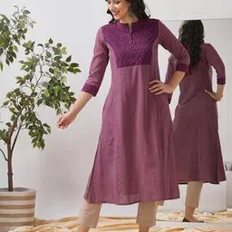 kami kubi Women Geometric Print A-Line Kurta-picture-27