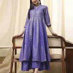 biba Women Geometric Pattern A-Line Dress-picture-23