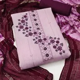 Women Floral Unstitched Dress Material-image-78