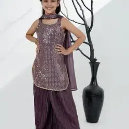 aj dezines Girls Kurta Suit Set-picture-39