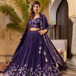 tanuka Women Embroidered Flared Lehenga Choli Set-picture-14