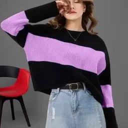 amreliya enterprise Women Oversized Fit Round Neck T-Shirt-picture-48