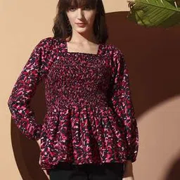 Women Printed Regular Fit Top-image-14