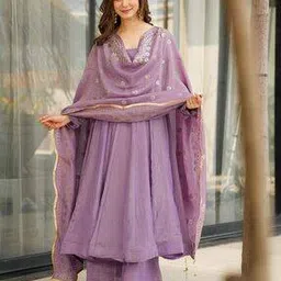 nyrika Women Embellished Anarkali Kurta Set-picture-50