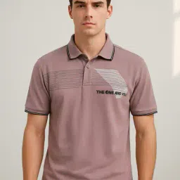 dollar Men Collar Graphic T-Shirt image 1