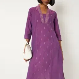 max Women Embroidered Straight Kurta-picture-46