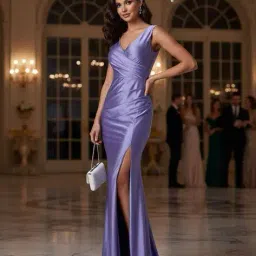 sykon Women V-Neck Bodycon Dress image 1