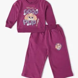 yousta Girls Graphic Print Sweatshirt and Trackpant-picture-31