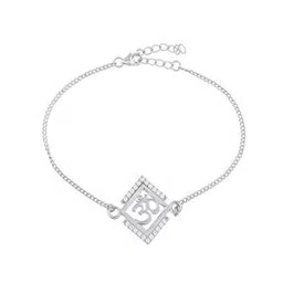 truebrowns Men Tie-Up Silver Plated Chain Rakhi-picture-12