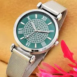 Women Round-Dial Analogue Watch-LD-L189-GRN-CH-image-92
