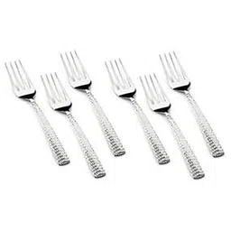 fns Set of 6 Dishwasher-Safe Stainless Steel Forks-picture-16