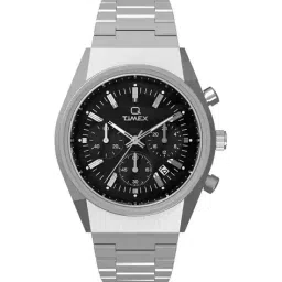 timex Men Chronograph Watch with Stainless Steel Strap-TW2Y34800UJ image 1
