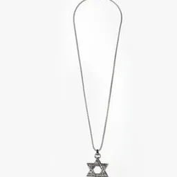 yousta Men Silver-Pleated Chain with Pendant-picture-36