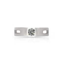 Women Sterling Silver Stone Band Ring-image-6