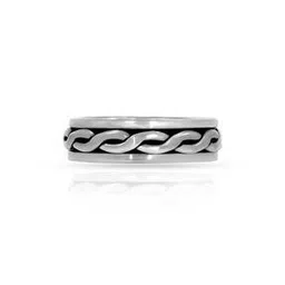 Women Sterling Silver Antique Ring-image-8
