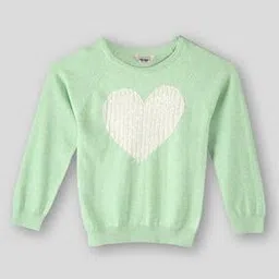 Girls Embellished Regular Fit Sweater-image-40