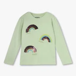 kg frendz Girls Embellished Round-Neck T-Shirt-picture-36