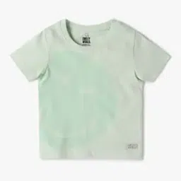 Boys Smiley Print Cotton Round-Neck T-Shirt-image-13