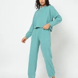 yousta Women Striped Regular Fit Joggers with Insert Pockets-picture-19