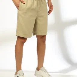 dnmx Men Regular Fit Pull-Up Shorts with Insert Pockets image 1