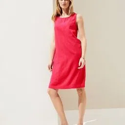 marks & spencer Round-Neck Shift Dress-picture-19