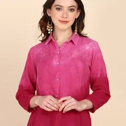 pinktribe Women Ombre-Dyed Relaxed Fit Shirt-picture-22